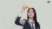 Paper Plane Acting GIF