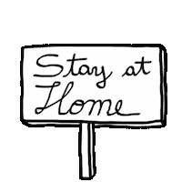 Corona Stay In Sticker by RainToMe
