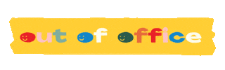 Out Of Office Summer Sticker