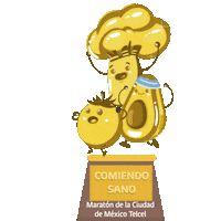 Food Running Sticker by Telcel