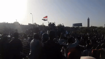 Crowds Gather Outside Military Headquarters in Khartoum for Second Day to Protest Against Government