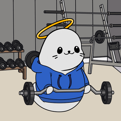 Work Out Fun GIF by Sappy Seals Community