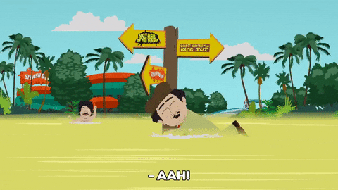 water swimming GIF by South Park 