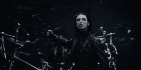 ToBeStill giphygifmaker black veil brides bleeders GIF