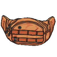 littohowler dogmom fannypack litto doggear Sticker