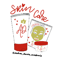 Skin Care Makeup Sticker by dawiar