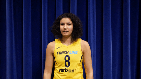 hind ben abdelkader laughing GIF by Indiana Fever