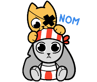 Love Bite Nom Sticker