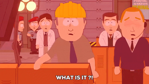 alarm warning GIF by South Park 