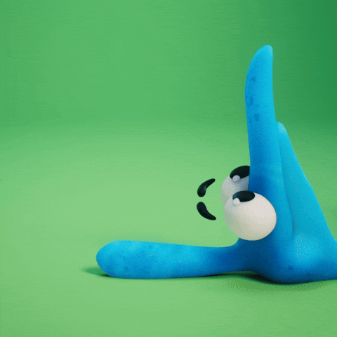 Awkward Oh No GIF by Claynosaurz