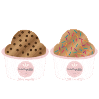 CookieDoughBliss dessert fort worth cookie dough cookie dough bliss Sticker