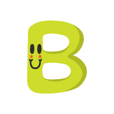 Letter B Sticker by Sekolahmu