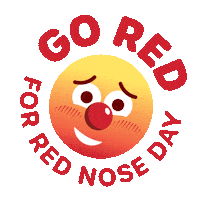 CureKidsNZ rednoseday gored curekids red4rednoseday Sticker