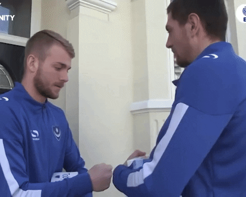 rock paper scissors pompey GIF by Portsmouth Football Club