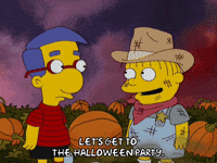 bart simpson halloween GIF