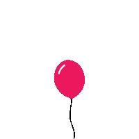 Zanglab ballon roze hetzanglab roze ballon Sticker