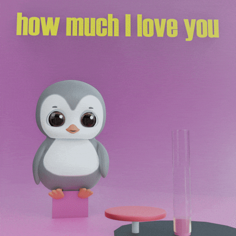 Love You Very Much GIF by Pengu