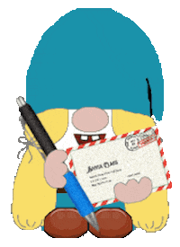 Dear Santa Christmas Sticker