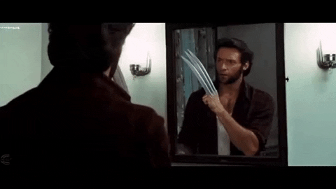 DankMemeDuck giphygifmaker wolverine cg claws GIF