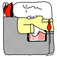 Scrolling White Collar GIF by hi__bred