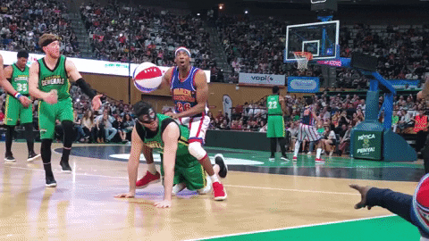 horse riding GIF by Harlem Globetrotters