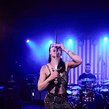 Live Performance Sword GIF by wade.photo