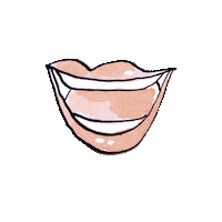 ESSENZAHOME fun smile laugh lips Sticker
