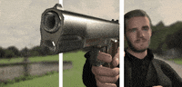 Hold Up Gun GIF by Morphin
