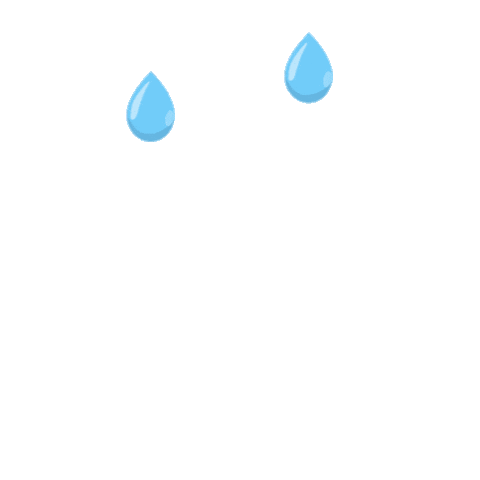 Water Rain Sticker by Love Noughty