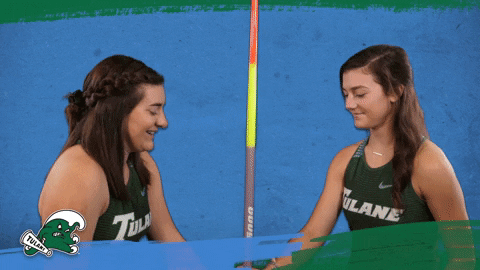Track And Field Tulane GIF by GreenWave