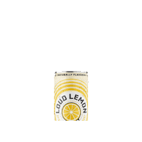 drinkloudlemon lemon original sparkling loud Sticker