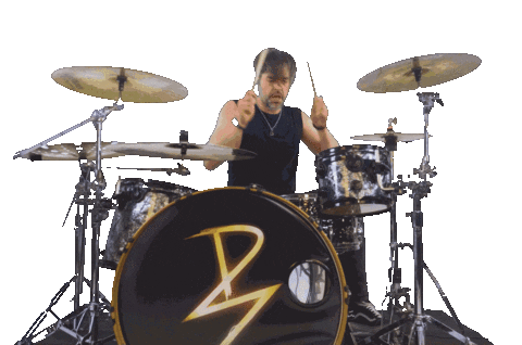 powerstatemusic giphyupload rock drums siemens Sticker