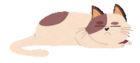 imalexmurphy cat sleep kitty sleepy Sticker