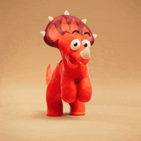 Happy Lets Go GIF by Claynosaurz