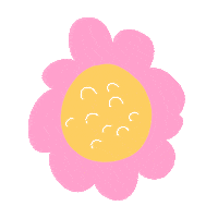 Summer Flower Sticker by La Cabane d'Achille & Camille