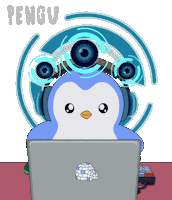 Coding Artificial Intelligence Sticker by Pudgy Penguins