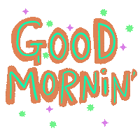 Good Morning Sticker