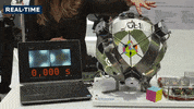 robot rubik cube GIF