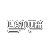 English Typography Sticker