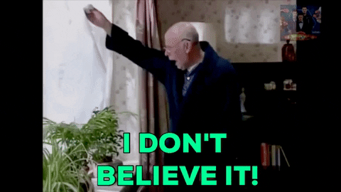 PLIGHTOFDRAGUL giphygifmaker victor i dont believe it one foot in the grave GIF