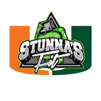 university of miami gym Sticker by Stunna's Fit