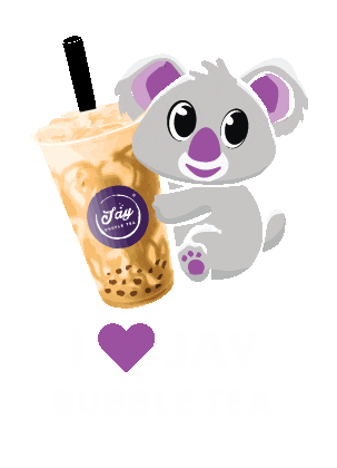 jaybubbletea giphyupload boba bubble tea bubbletea Sticker