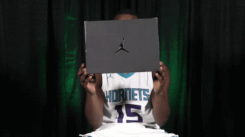 basketball wink GIF by Charlotte Hornets