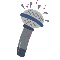 Microphone Sing Sticker
