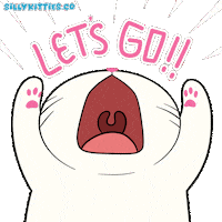 Lets Go Cats Sticker by Silly Kitties