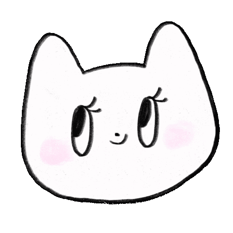 vanil_art giphyupload cat white eyes Sticker