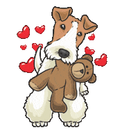 Puppy Love Valentine Sticker