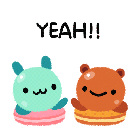 happy dance Sticker by pikaole