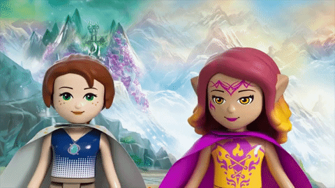 surprised lego elves GIF by LEGO