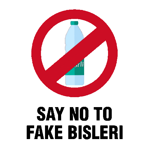 BisleriWater water bottle original safe Sticker